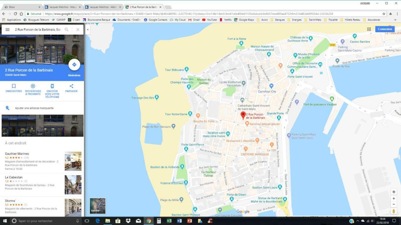 Jacques Melchior Meuble De Tourisme 3 Etoiles Intra Muros Saint-Malo Luaran gambar